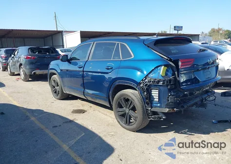 2023 Volkswagen Atlas Cross Sport 3.6L V6 Sel/3.6L V6 Sel R-Line Black z USA, uszkodzony, nr VIN 1V2SE2CA8PC207558